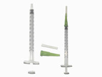 1 ml - 3 ml crop feeding syringes with crop feeding tubes